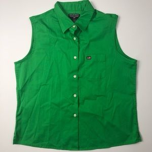 Ralph Lauren Button Up In Green Size Large